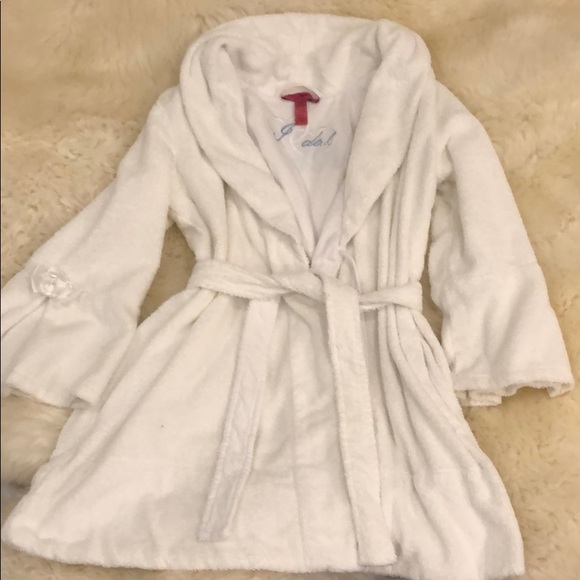 Betsey Johnson Bridal “I Do” Terry Robe - Picture 3 of 7